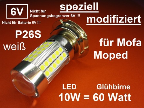 Led p26s für - led, mofa