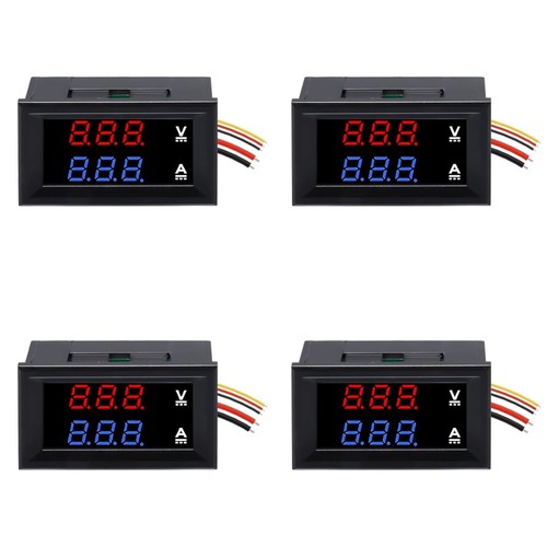 Led voltmeter amperemeter - led,