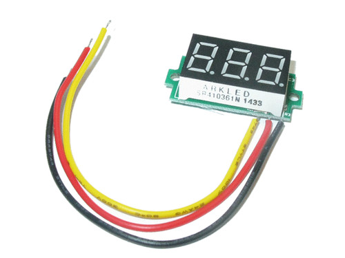 Mini digital voltmeter - mini,
