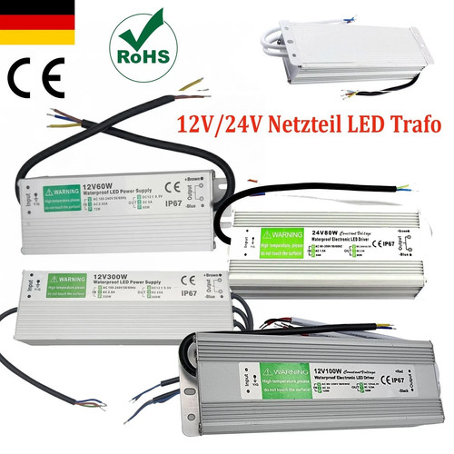 Netzteil 12v led trafo ip67 - led,