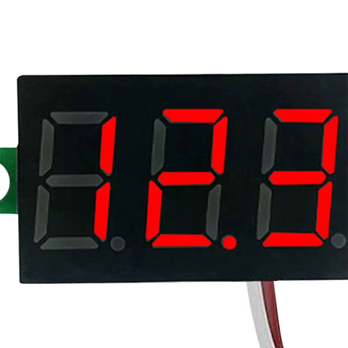 Kleines led voltmeter - led, rot