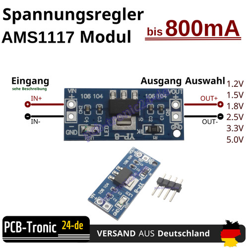 Ams1117 spannungsregler modul - ams1117,