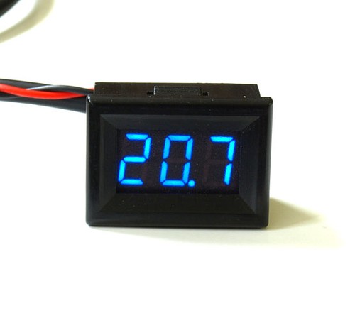 Mini led voltmeter 30v - 5,