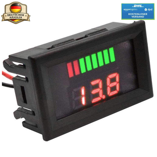Led digital voltmeter - led,